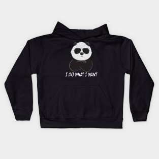 Panda Posse Trendy Tee for Members of the Panda Community Kids Hoodie